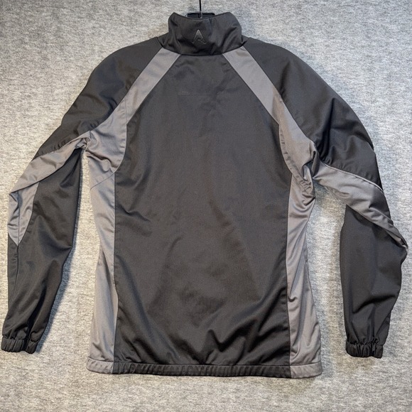 Antigua Womens Seattle Mariners Full Zip Jacket Black Gray Mock Neck Sz M - Picture 6 of 7